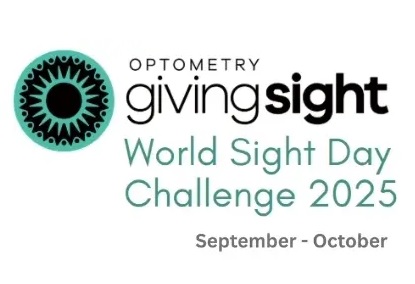 Image of Optometry Giving Sight World Sight Day Challenge 2025 logo