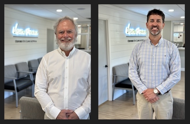 Photos of Dr. Strickland and Dr. Wally from Oxford Eye Clinic